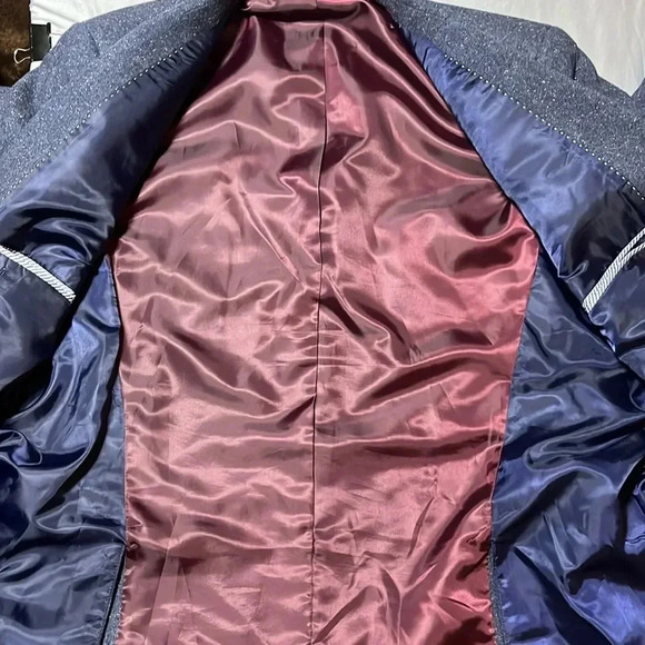 Tommy Hilfiger Sportscoat Jacket Blue Wool Blend - Picture 11 of 15